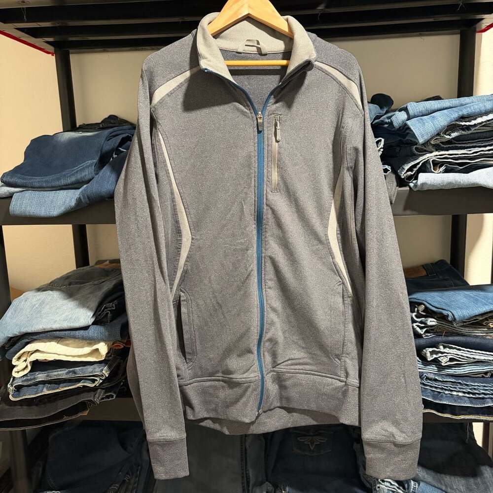 Lululemon Full Zip Jacket Mens L Gray